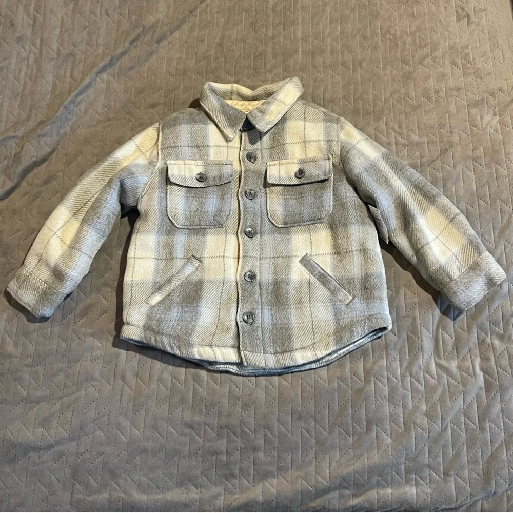 Baby Gap‎ sherpa lined flannel size 4t NWT